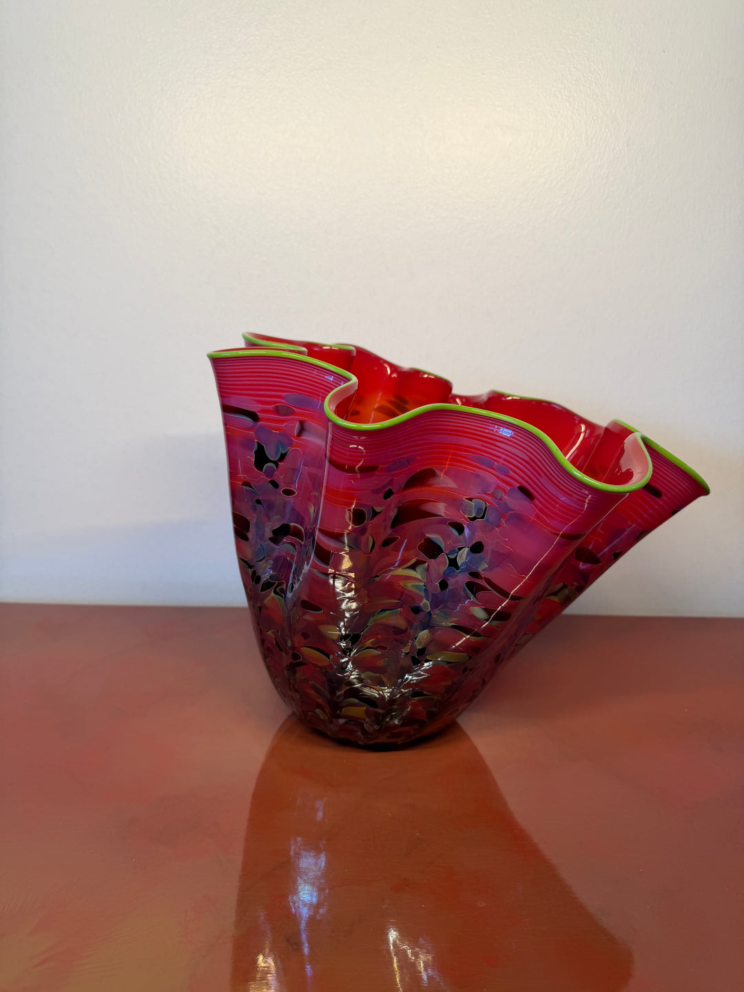 Ruby Macchia Vase, Dale Chihuly