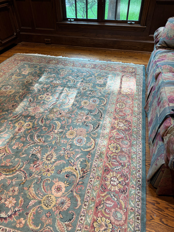 Fine Indo Kashir Rug (8x10 ft) (Online Only Item)