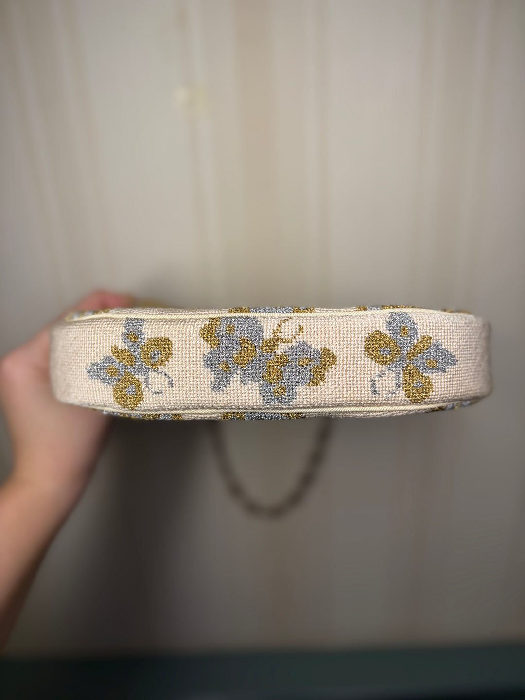 Vintage Butterfly Tapestry Evening Bag