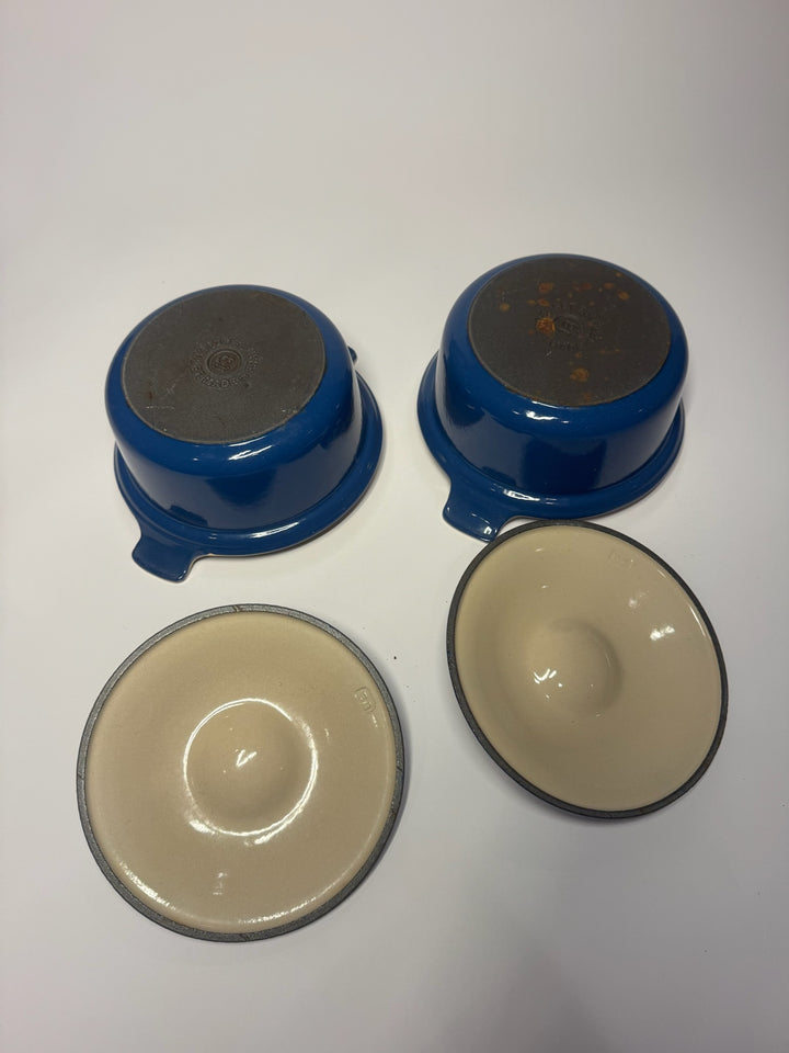 2 Le Creuset Mini Dutch Ovens