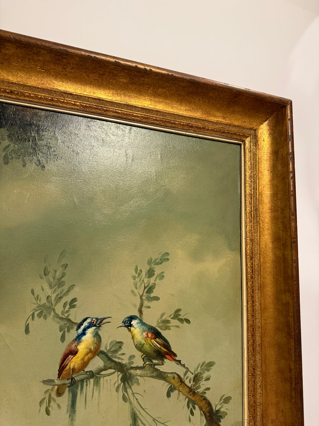 Birds of Paradise, an Ira Monte Original Oil Painting