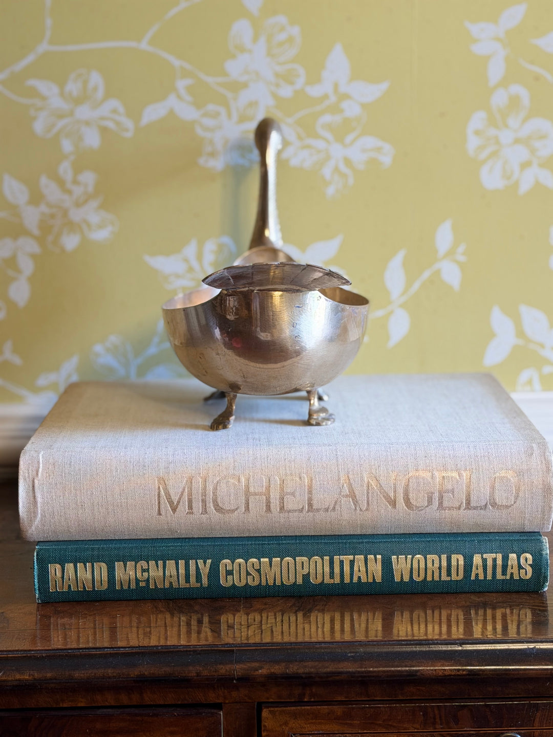 Brass Footed Duck Bowl