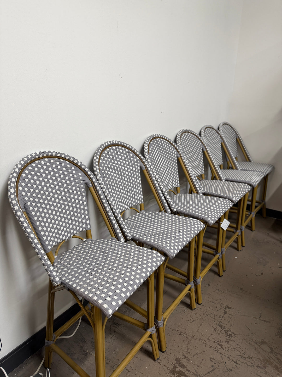 Set of 6 Safavieh Gresley Indoor / Outdoor French Bistro Chairs