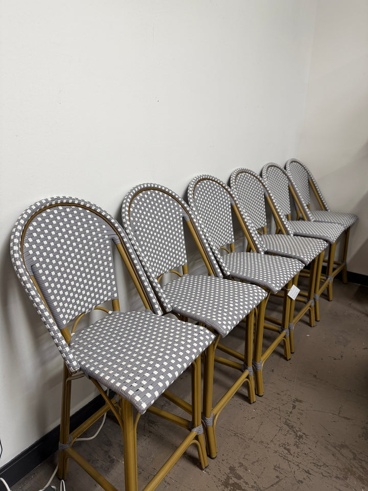 Set of 6 Safavieh Gresley Indoor / Outdoor French Bistro Chairs