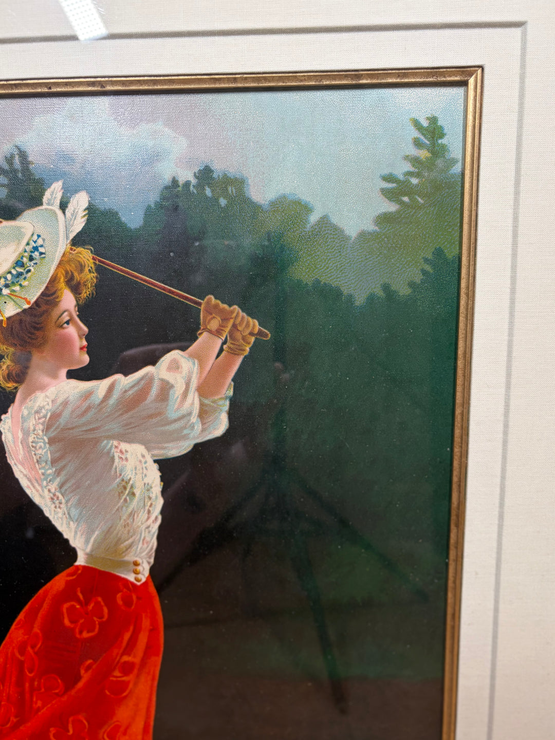 Female Golfer Artwork