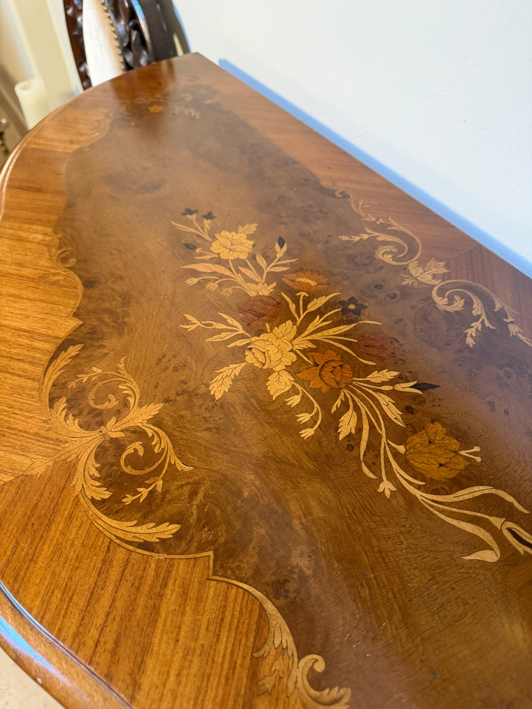 French Inlaid Marquetry Table (Online Only Item)