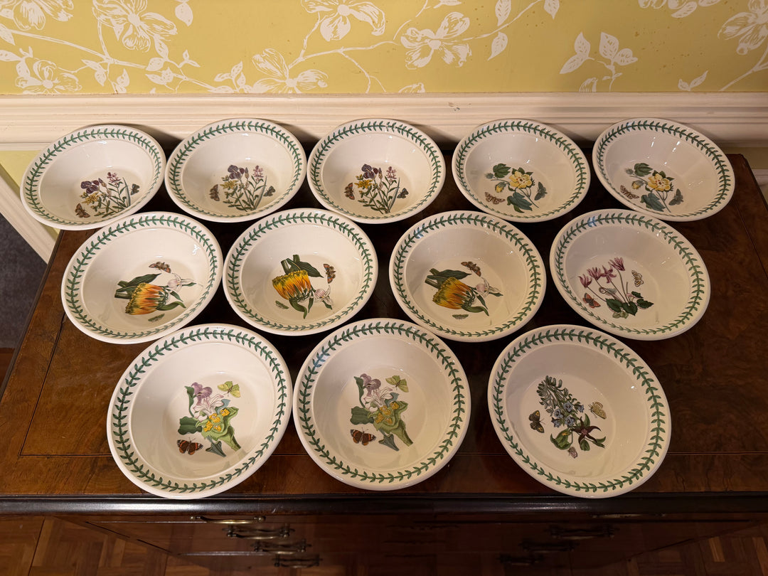 12 Portmeirion Botanic Garden Soup Bowls
