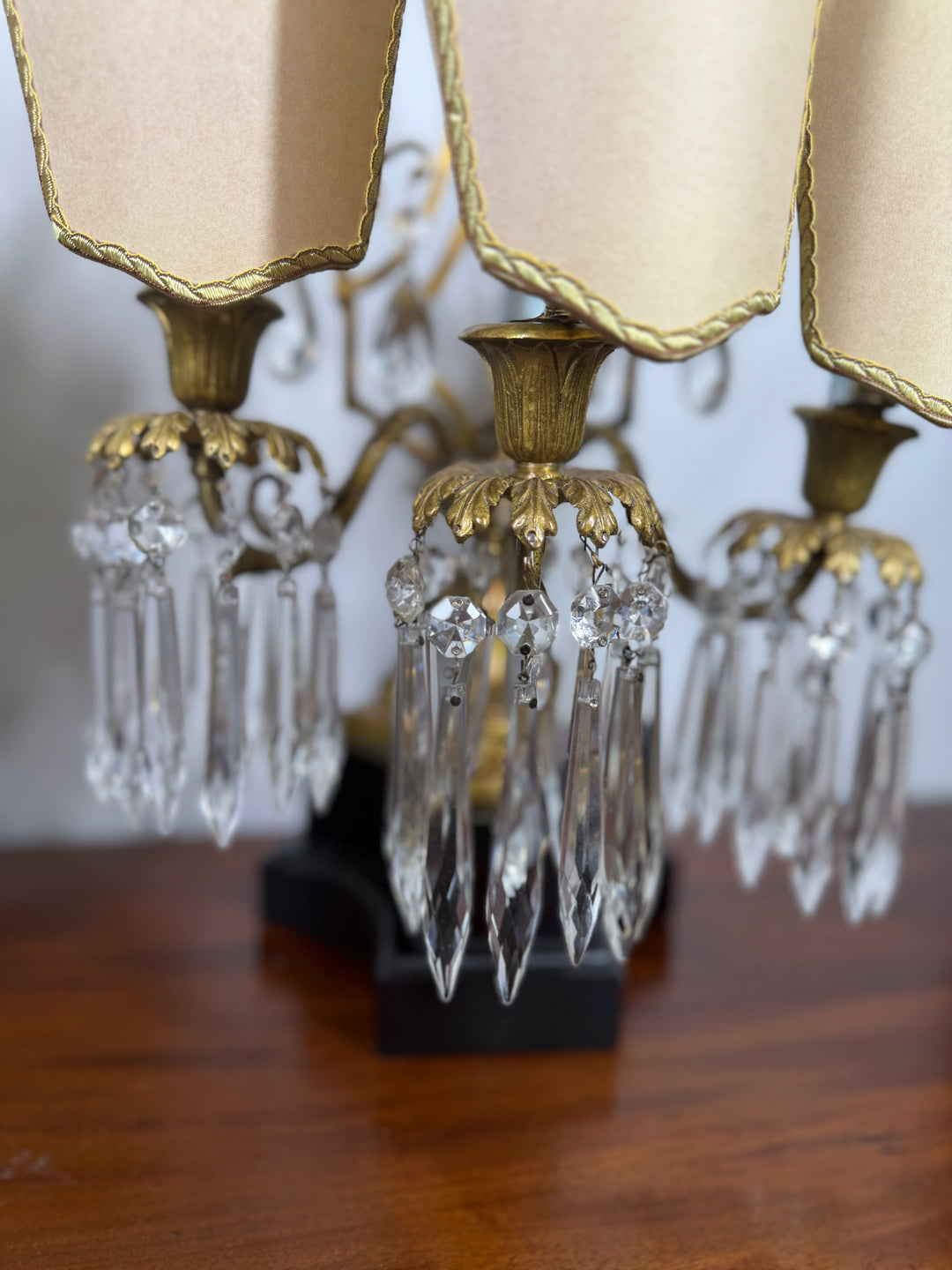 Electric Candleabra Table Lamps - Set of 2