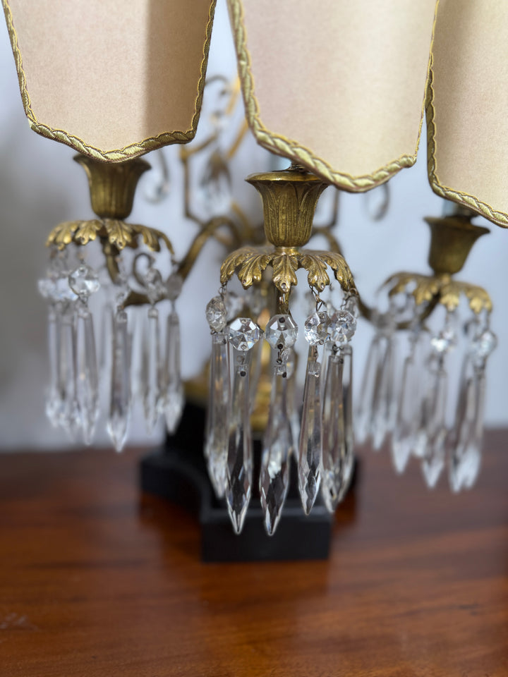 Electric Candleabra Table Lamps - Set of 2