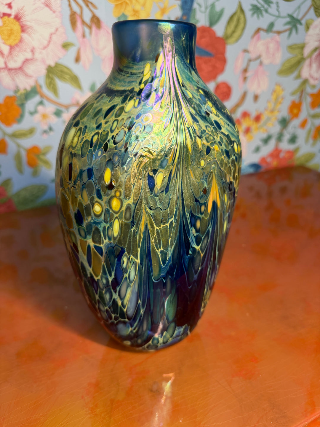 Brioni Iridescent Glass Vase