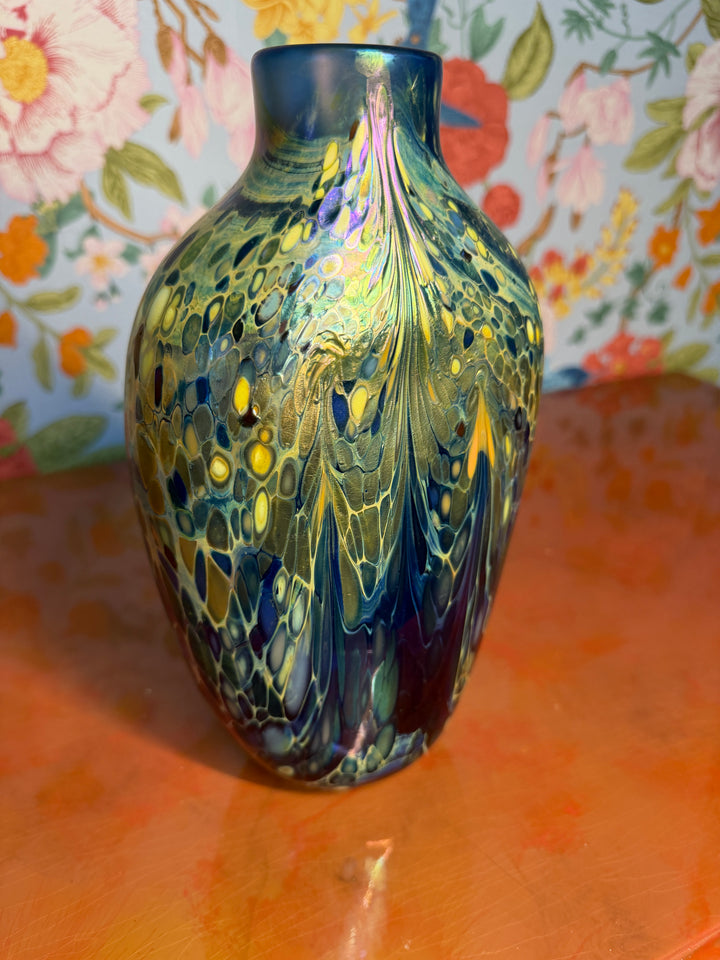 Brioni Iridescent Glass Vase