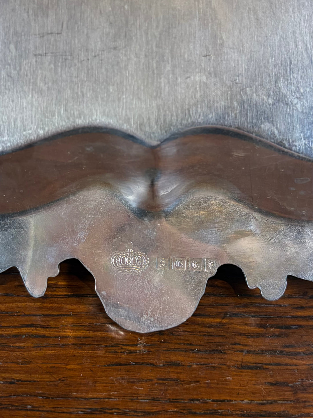 Silver Plated Ornate Square Tray (Victorian Style)