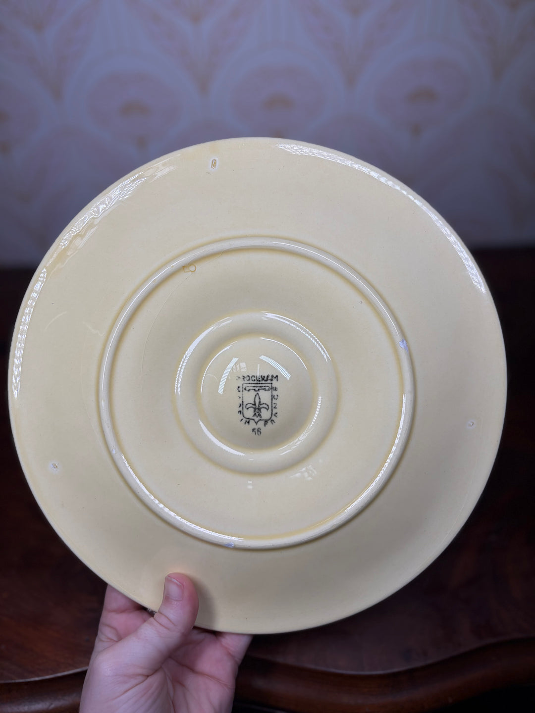 Yellow Oyster Plate