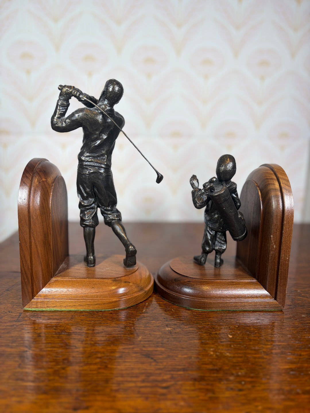 Golfer Bookends