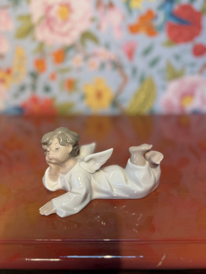 Lladro Angel Child - Laying Down