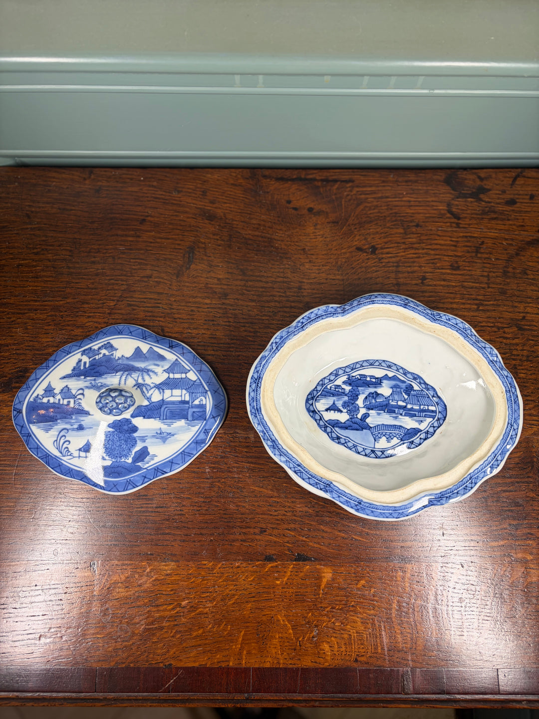 Blue Willow Bowl with Lid