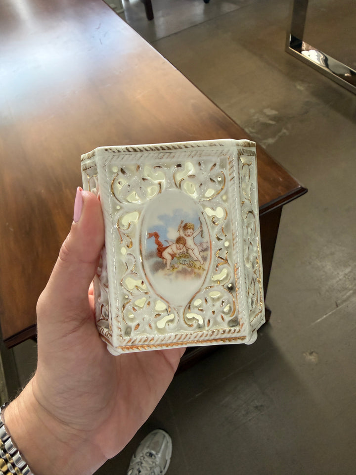 Vintage Triangle Trinket Dish