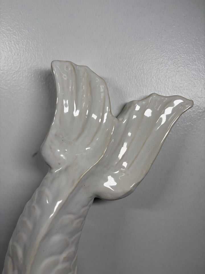 Wall Fountain / Lavabo Featuring Aquatic Creature & Shell Basin