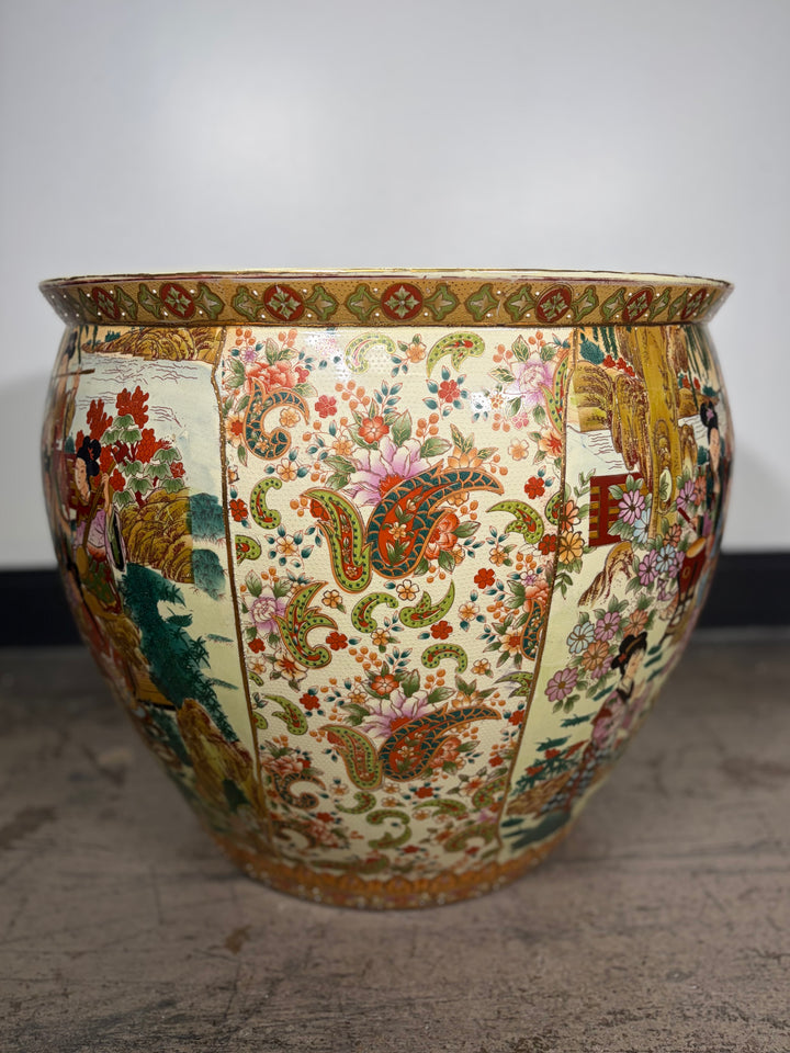 Large Painted Planter