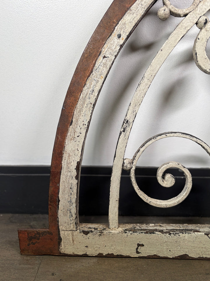 Wrought Iron Arched Transom