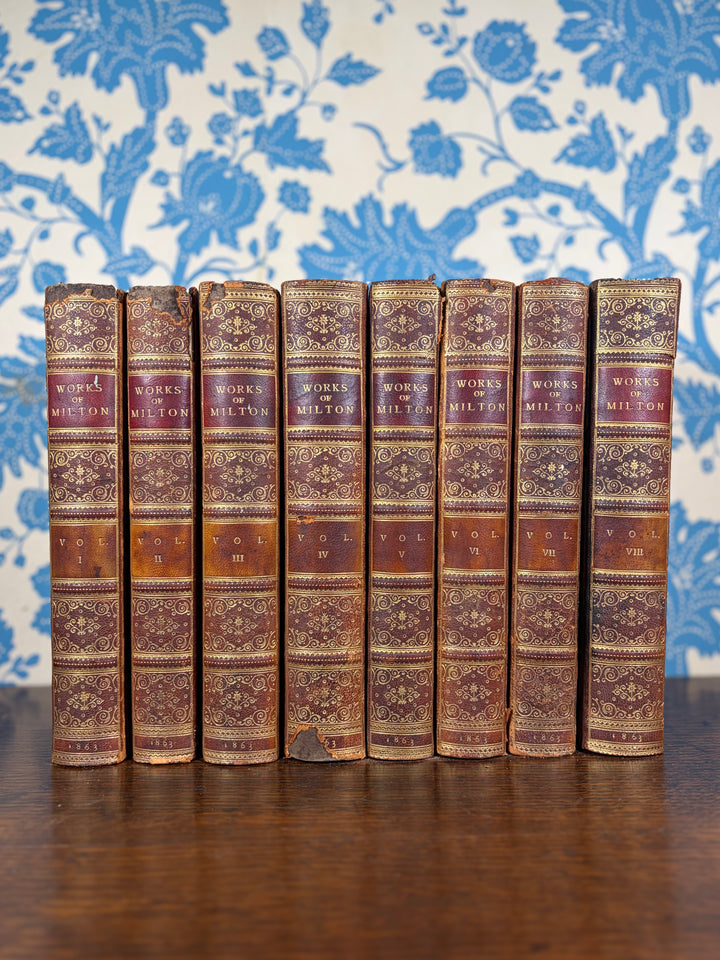 Works of Milton Volumes I-VIII