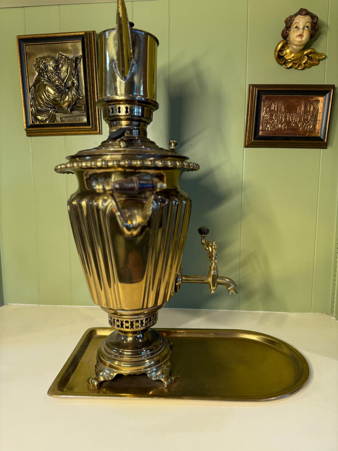 Russian Brass Samovars