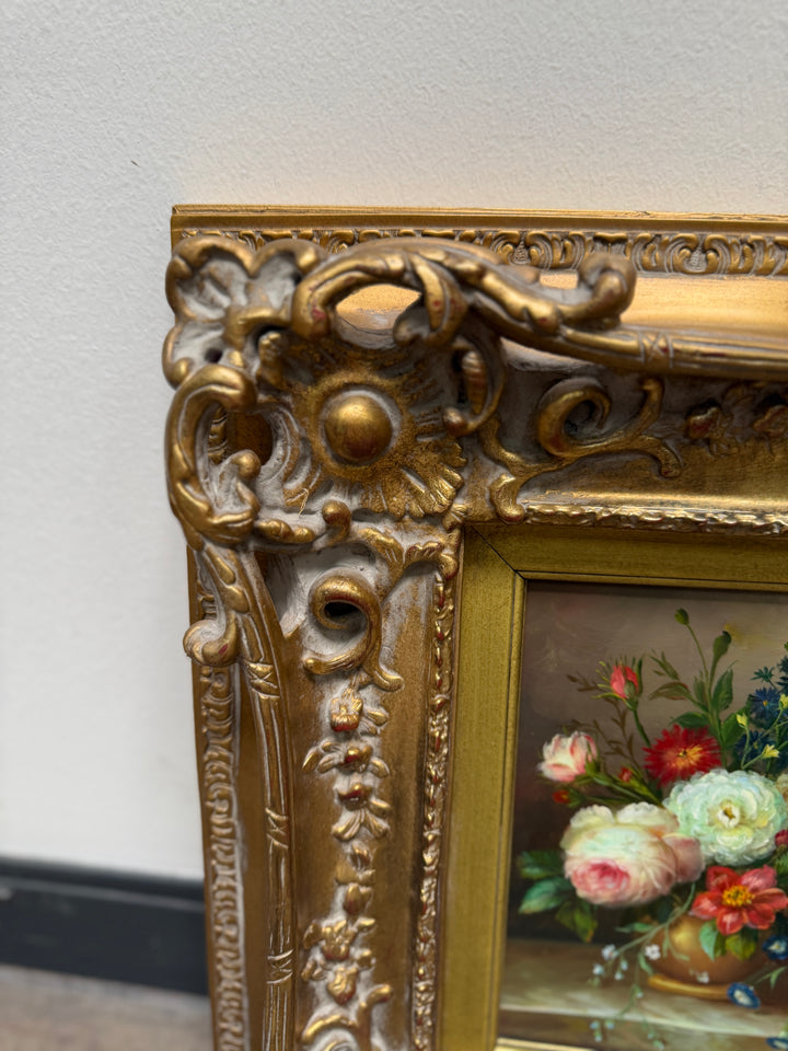 Moody Floral Original Oil Painting