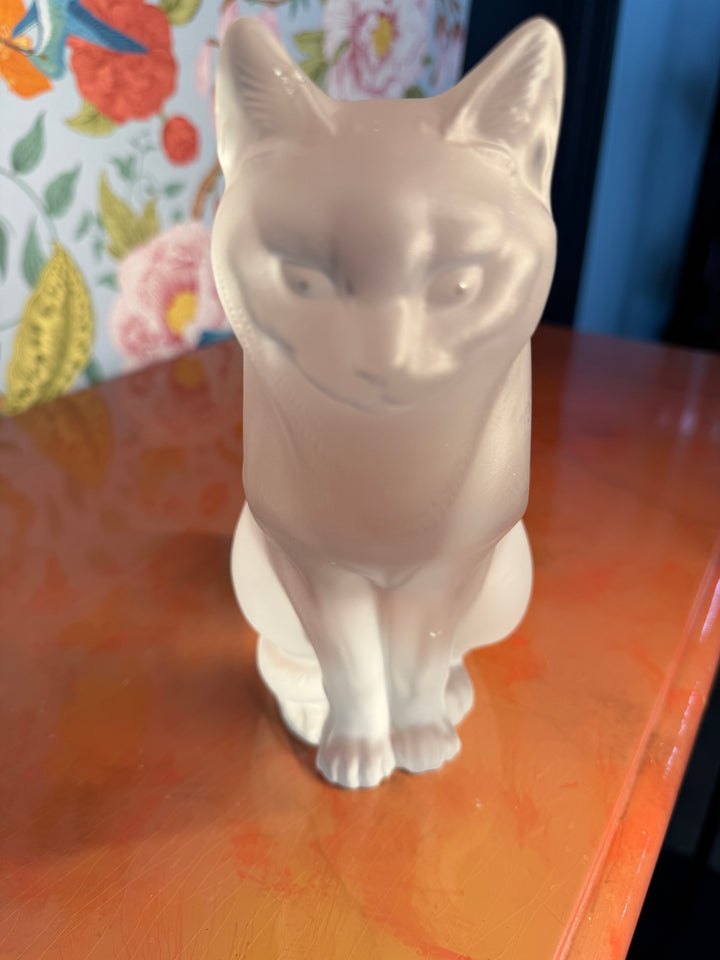 Lalique Cat Small Chip on Ear