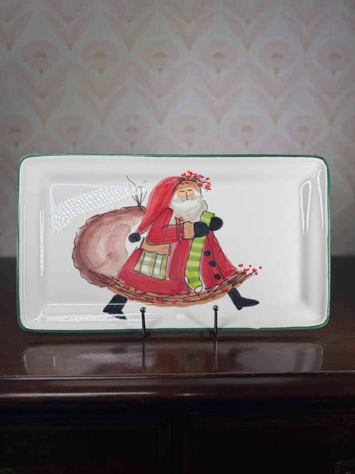 Vietre Santa Claus Platter