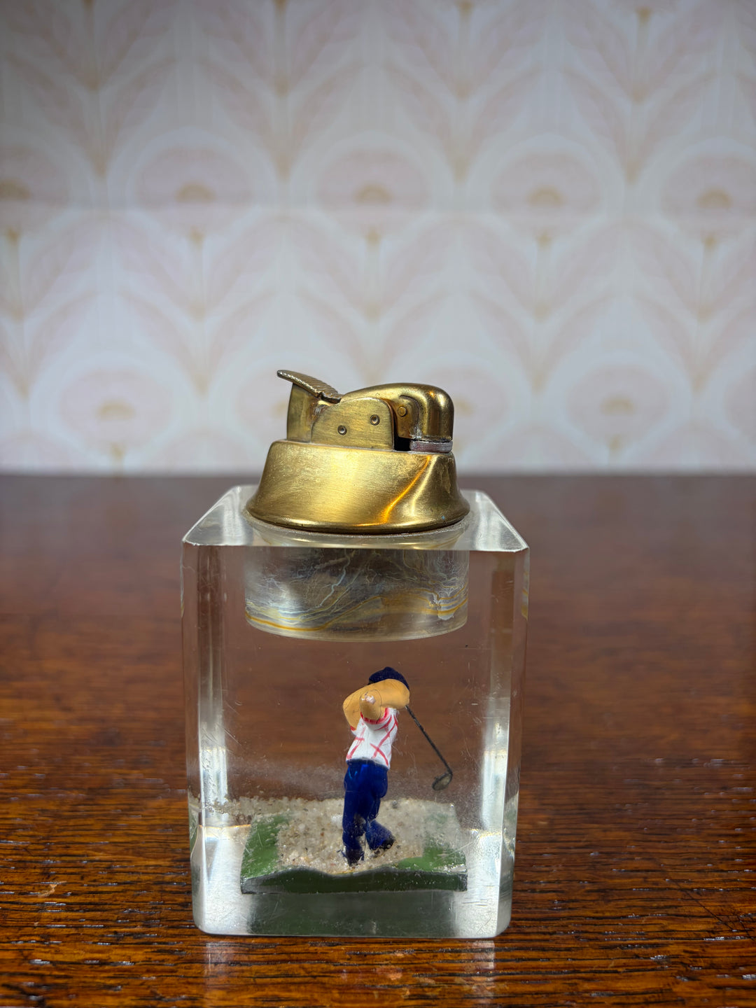 Vintage Golfer Cigarette Lighter