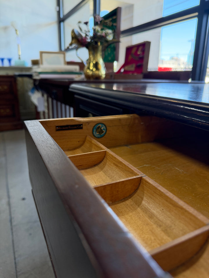 Vintage Rucker Fuller Wooden Desk (Scratches on top)