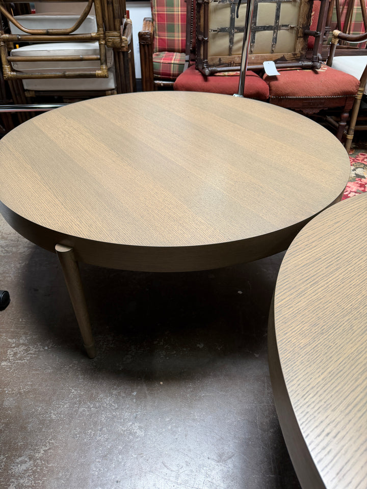 Large Round Double Coffee Tables