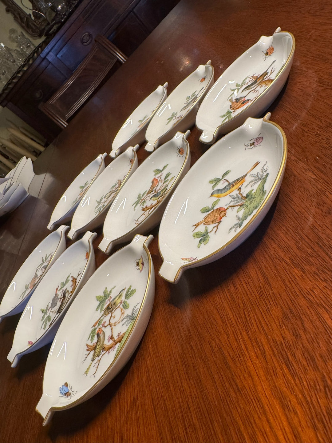 Herend Rothschild Ash Trays (#7784)