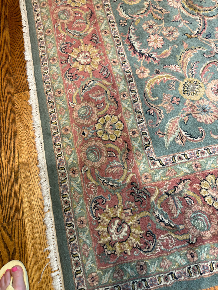 Fine Indo Kashir Rug (8x10 ft) (Online Only Item)