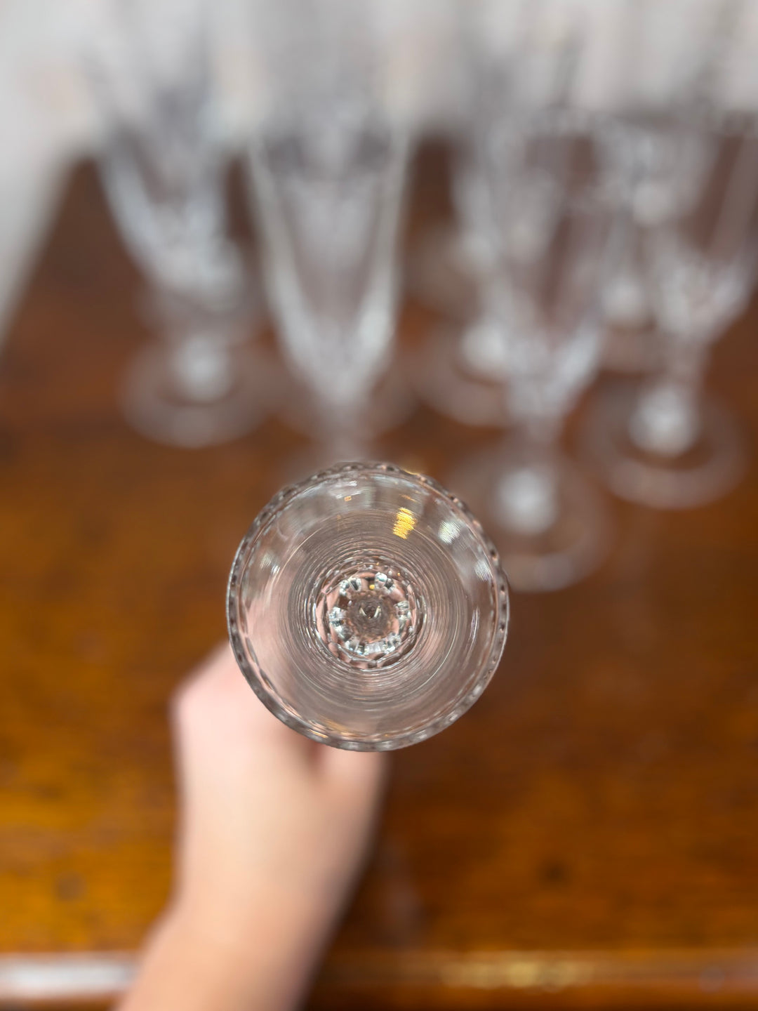 Set of 11 William Yeoward Champagne Flutes