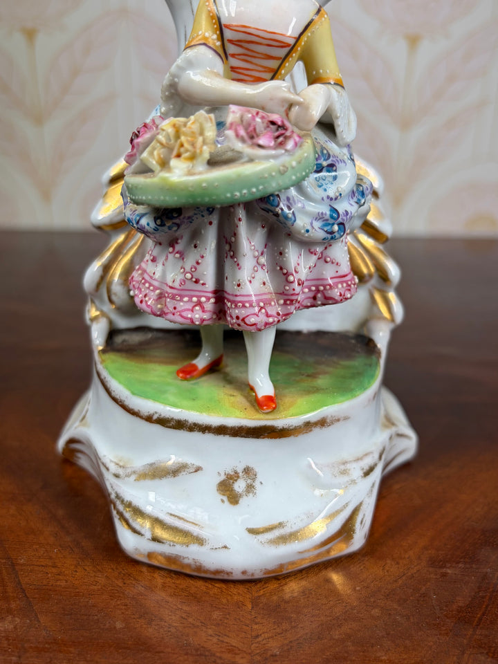 19th Century Victorian Lady Candle Holder