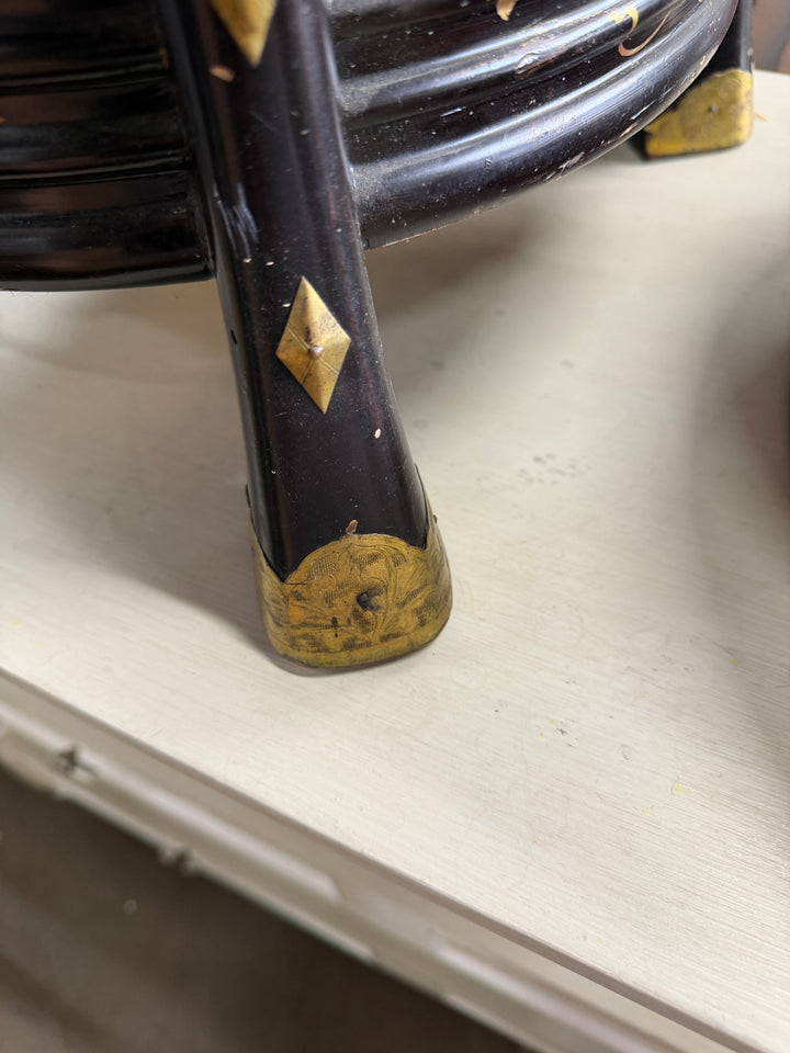 Japanese Lacquer Hokkai Hat Box