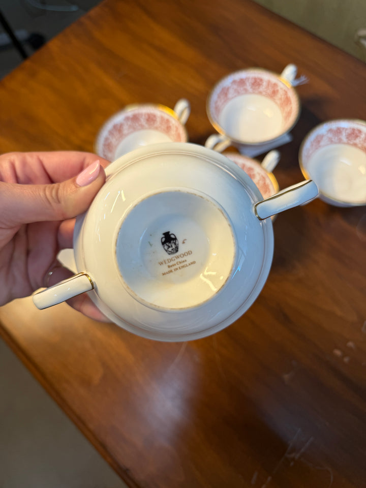 Set of 6 Vintage Wedgwood Soup Bowls