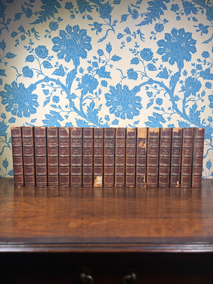 The Works of Lord Byron Volumes I-XVII