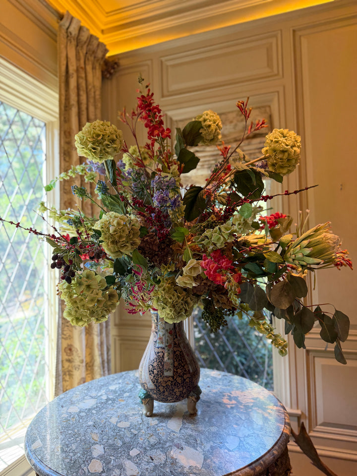 Large Asian Chinoserie Style Vase