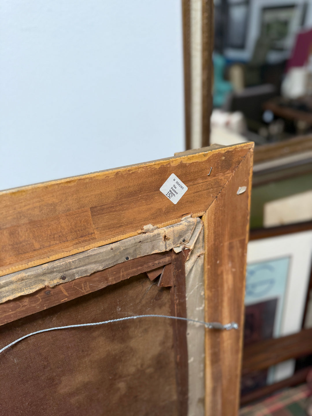 Oil Painting with Gilt Frame