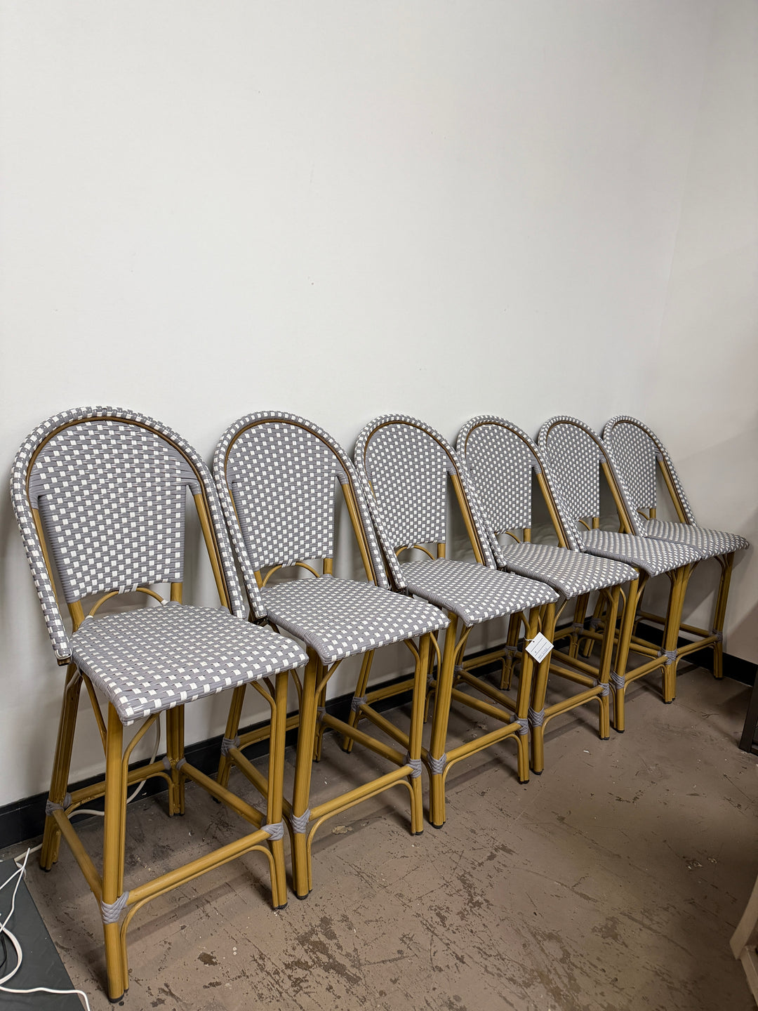Set of 6 Safavieh Gresley Indoor / Outdoor French Bistro Chairs