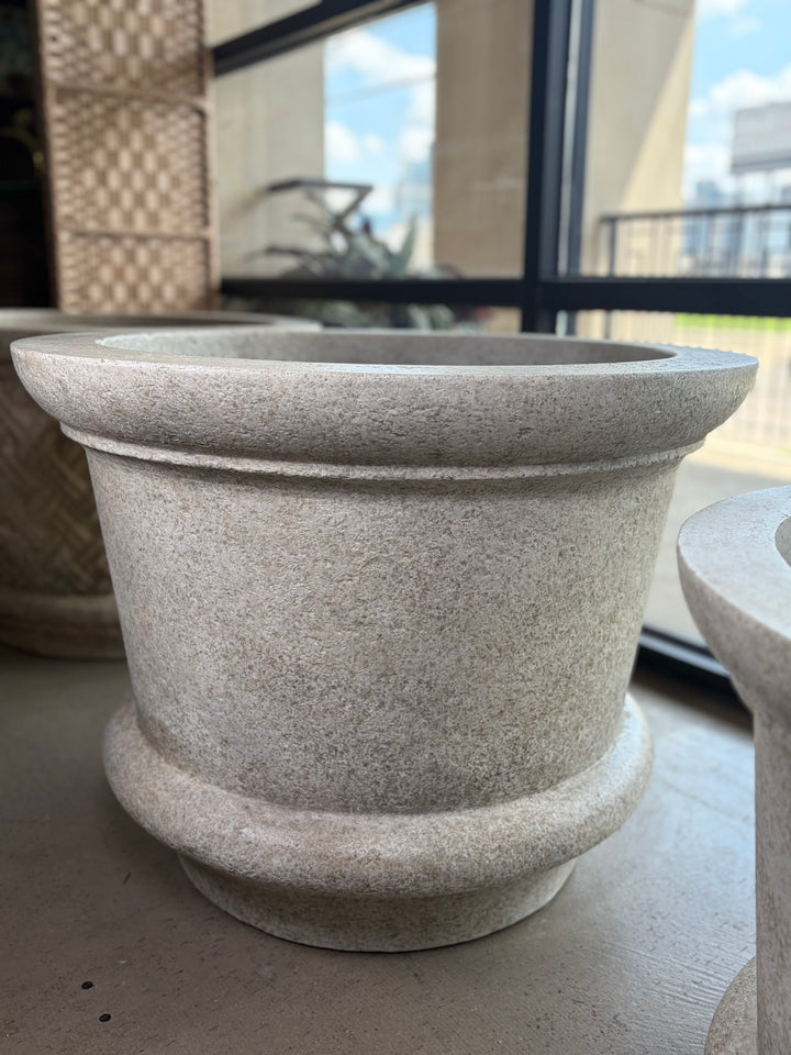 Large Stone-Look Planter