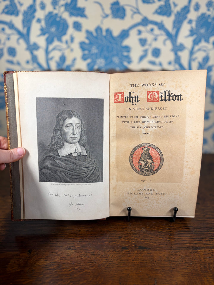 Works of Milton Volumes I-VIII