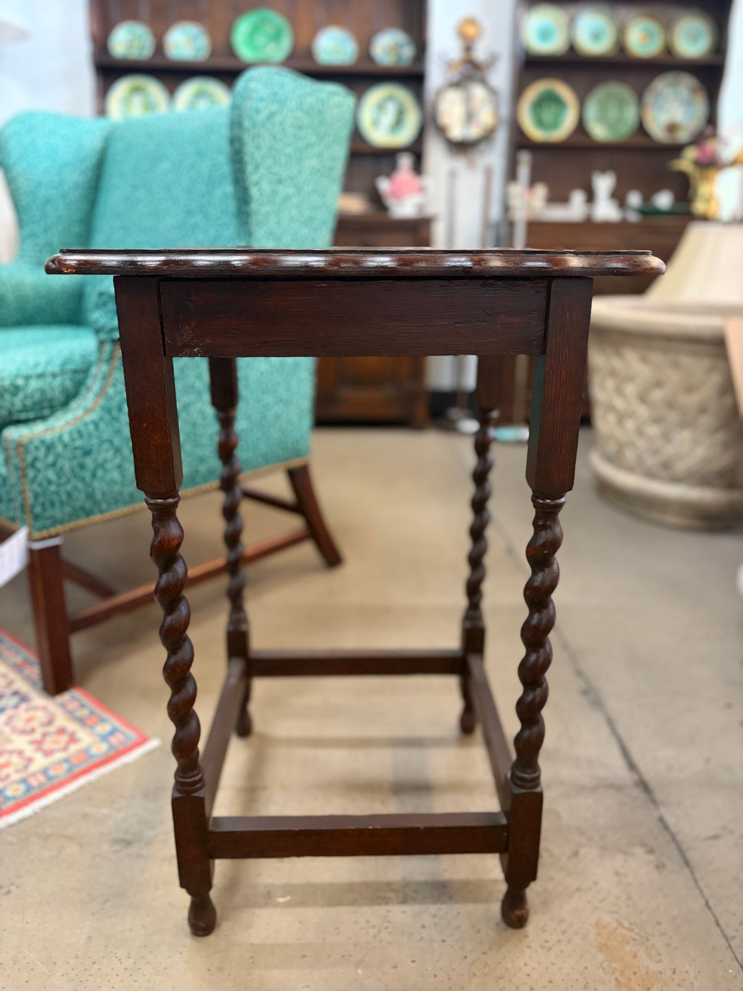 Oak Barley Twist Leg Table