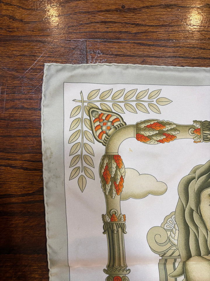 Vintage HERMÈS “Le Matin Neuf” Silk Scarf 90