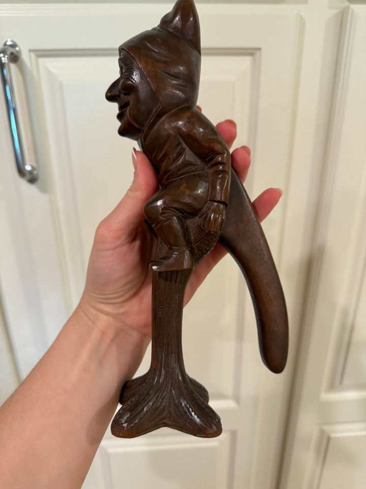 Carved Wood Gnome Nutcracker
