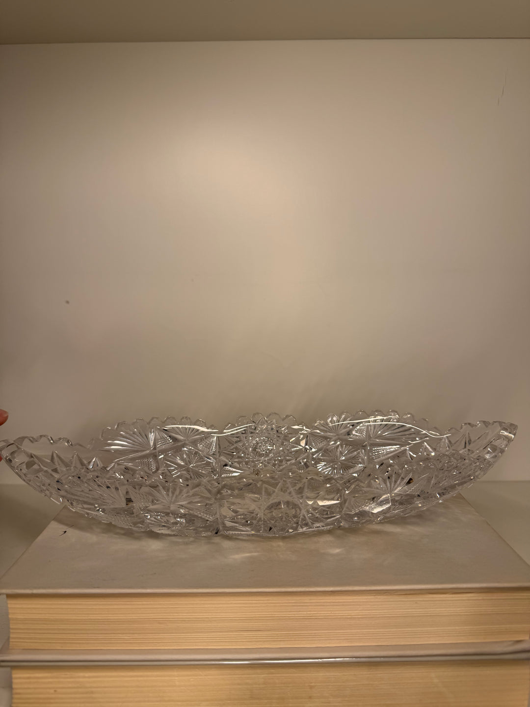 American Brilliant Cut Glass Dish