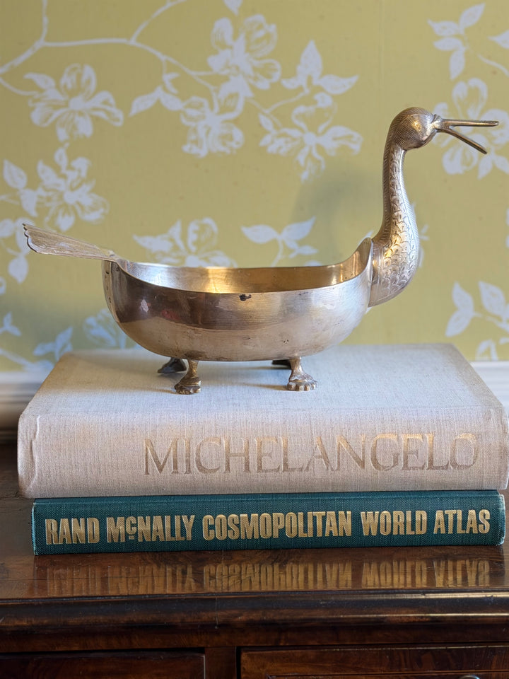 Brass Footed Duck Bowl
