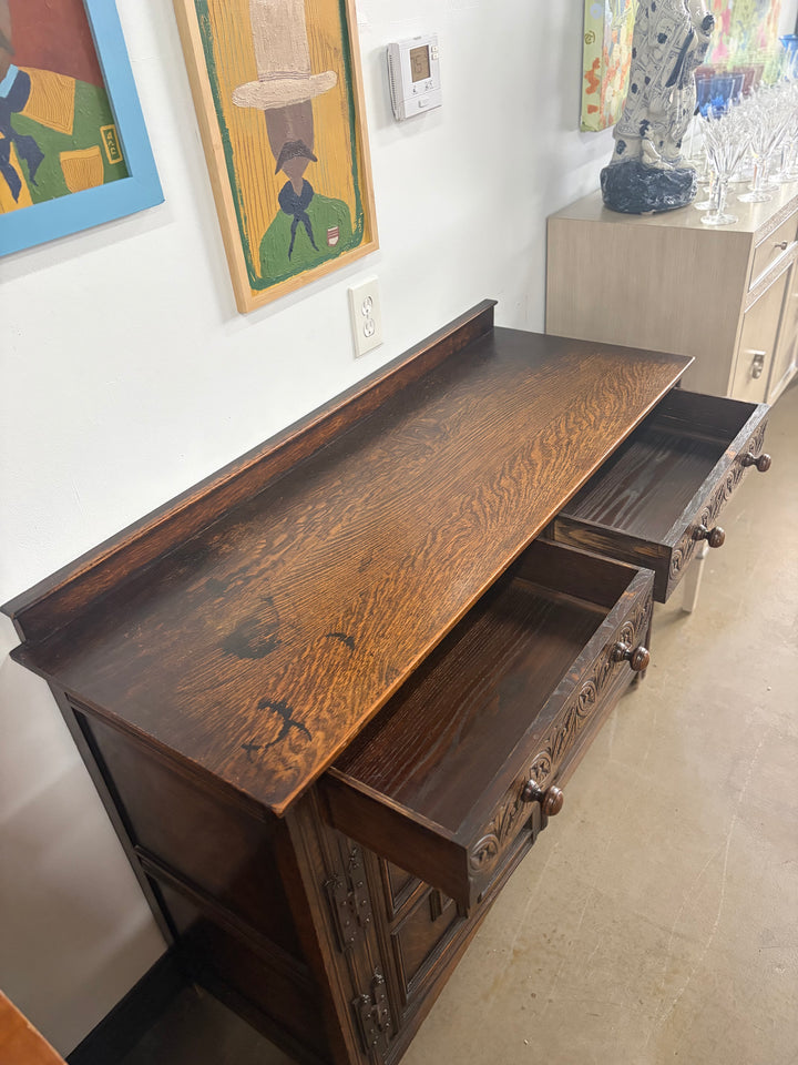 Jacobean Oak Side Board (from England)